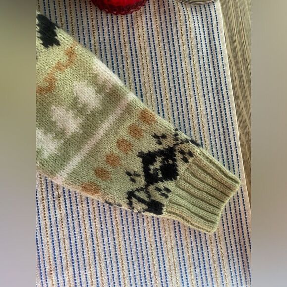 Anthropologie Tunic Sweater Womens Size Small Mint Green Turtleneck - Picture 9 of 15